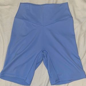 Sky Blue Vitality biker shorts